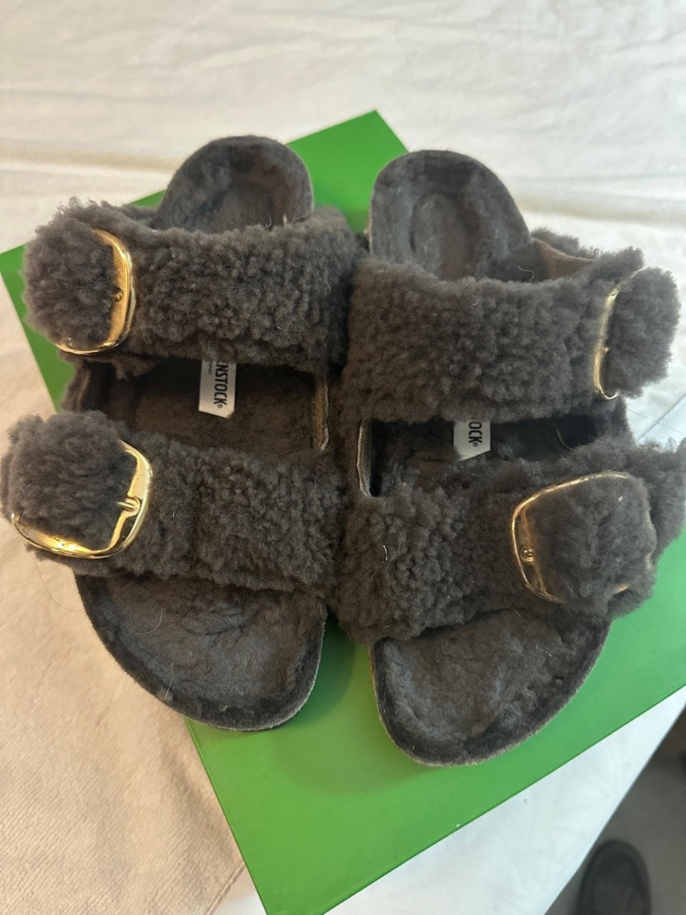 Birkenstock Shearling Sandals